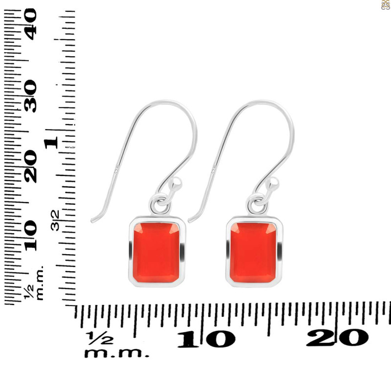 Red Onyx Earring ROX-RDE-712.