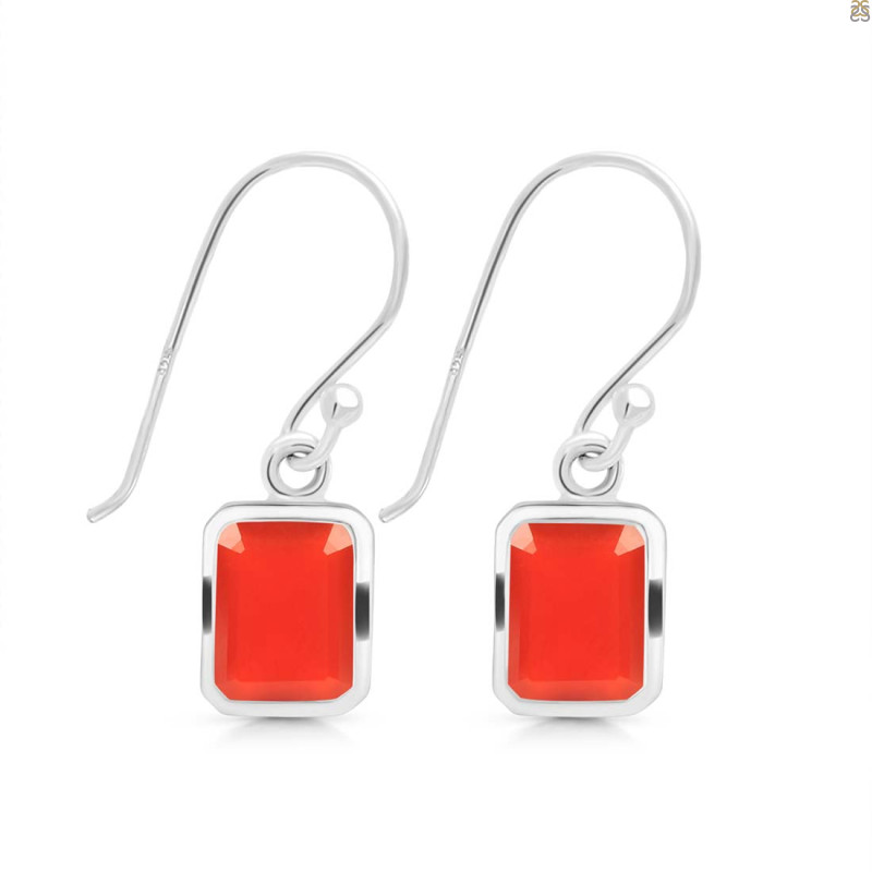 Red Onyx Earring ROX-RDE-712.