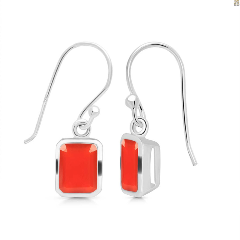 Red Onyx Earring ROX-RDE-712.