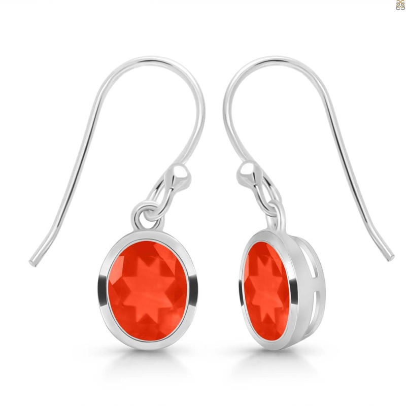 Red Onyx Earring