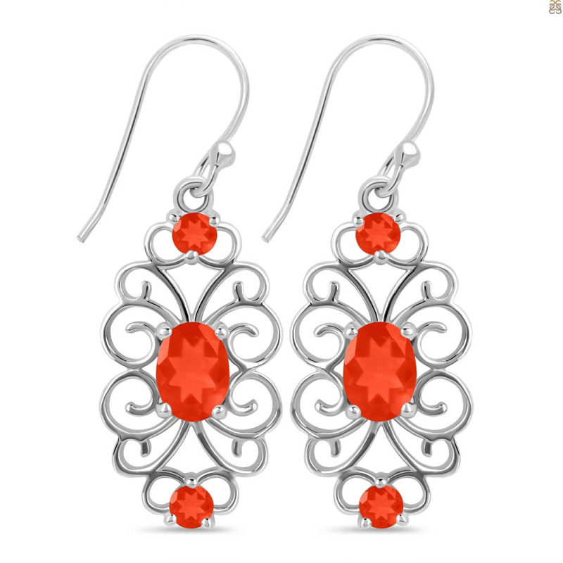 Red Onyx Earring