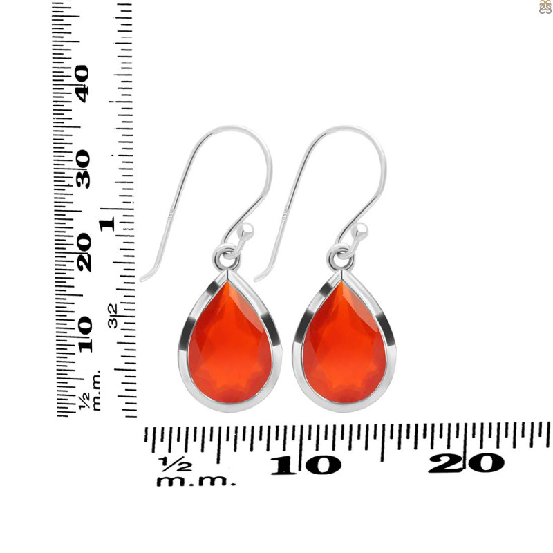 Red Onyx Earring ROX-RDE-725.
