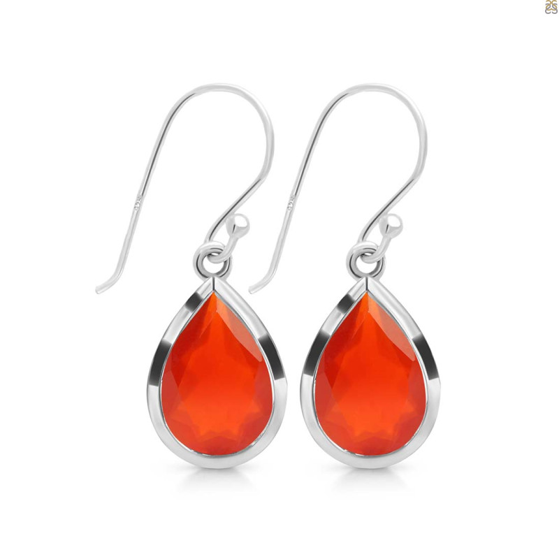 Red Onyx Earring ROX-RDE-725.