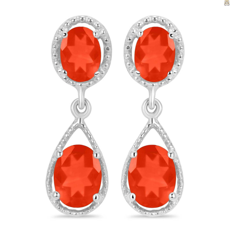 Red Onyx Earring ROX-RDE-73.