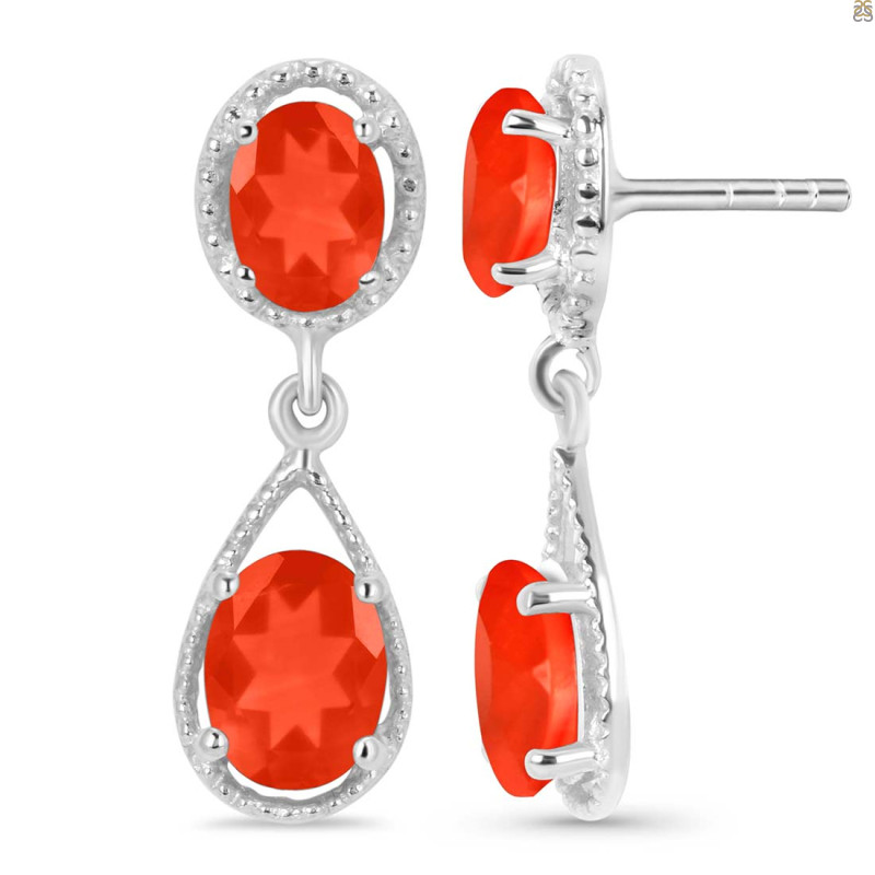 Red Onyx Earring