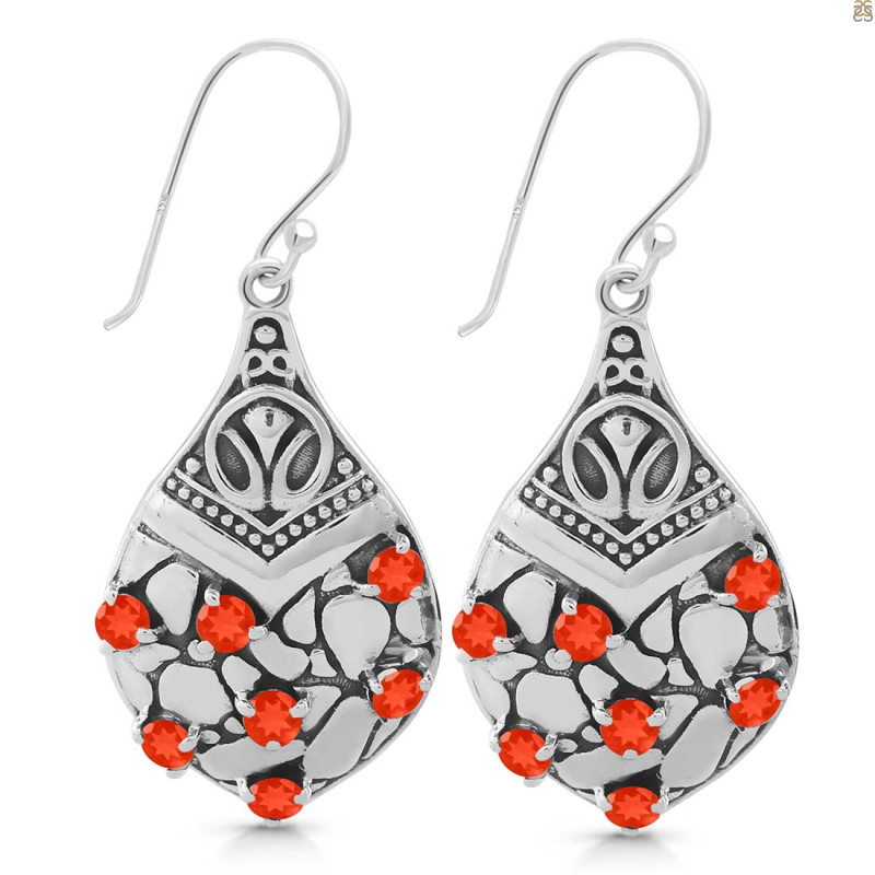 Red Onyx Earring