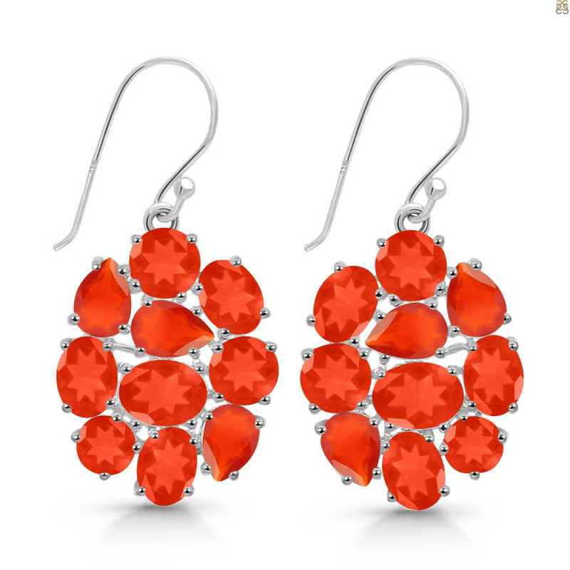Red Onyx Earring