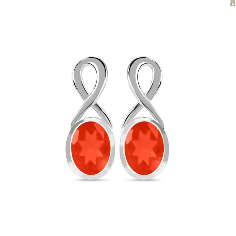 Red Onyx Stud Earring ROX-RDE-9.