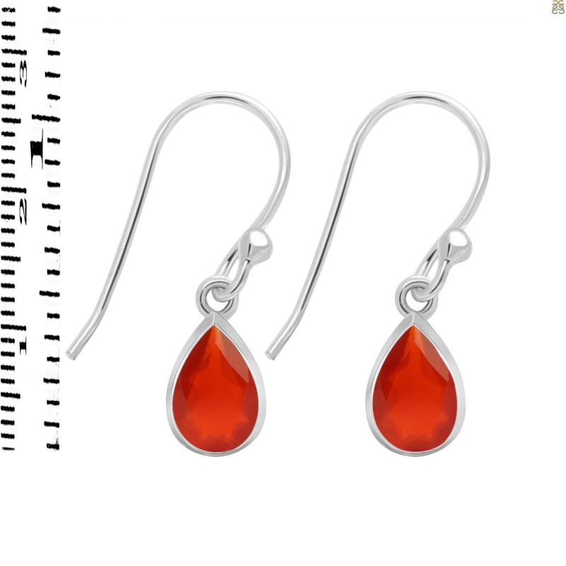 Red Onyx Earring ROX-RDE-1317.