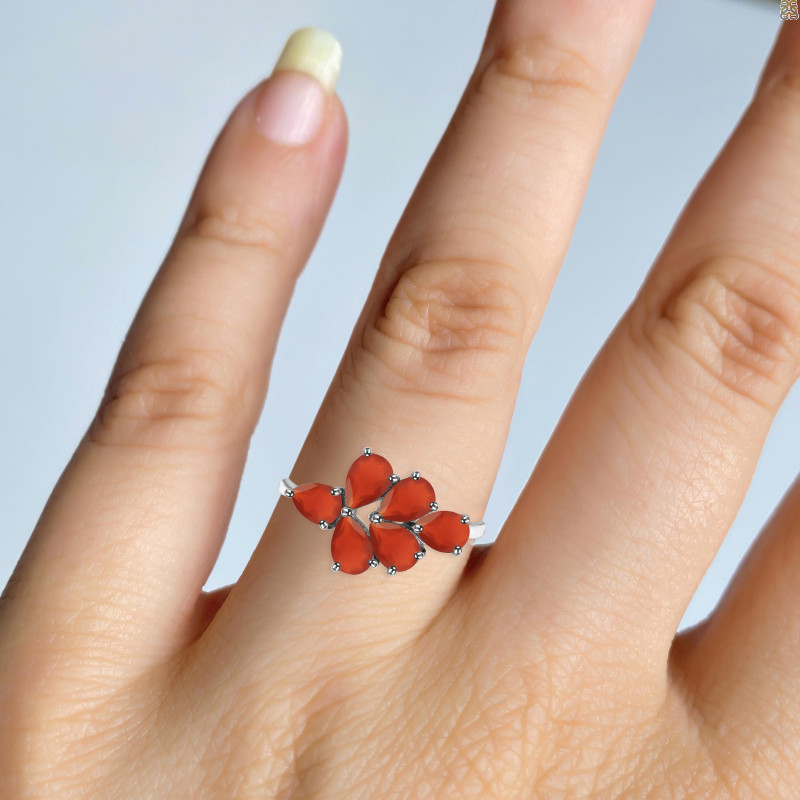 Red Onyx Ring ROX-RDR-2090.