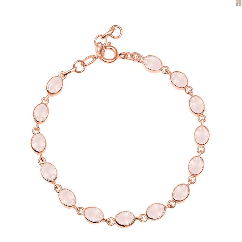 Rose Quartz Bracelet RSQ-RDB-113-CUT.
