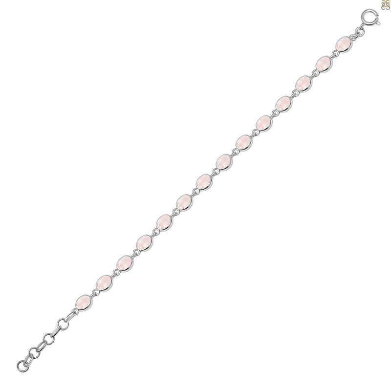 Rose Quartz Bracelet RSQ-RDB-113-CUT.