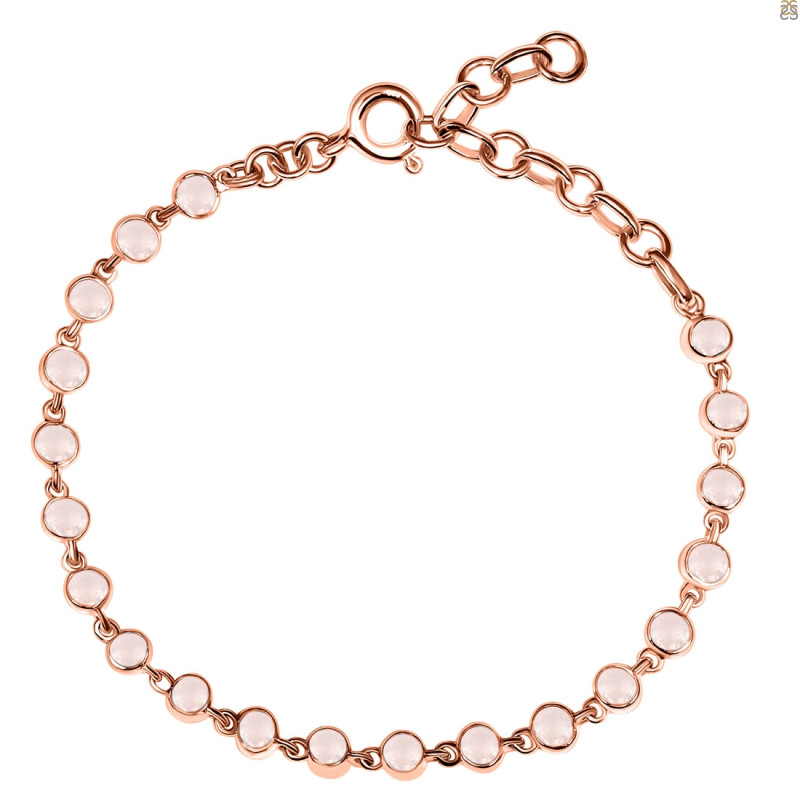 Rose Quartz Bracelet RSQ-RDB-116-CUT.