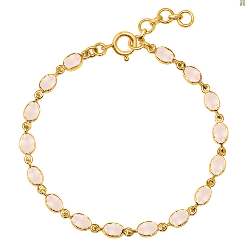 Rose Quartz Bracelet RSQ-RDB-117-CUT.