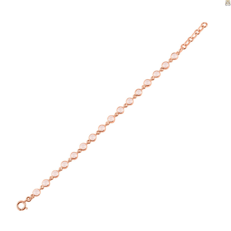Rose Quartz Bracelet RSQ-RDB-118-CUT.