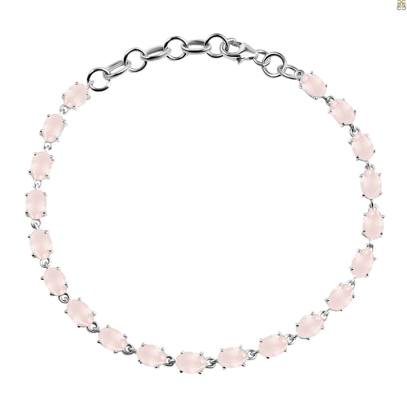 Rose Quartz Bracelet RSQ-RDB-71-CUT.