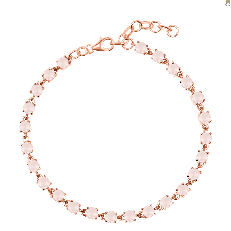 Rose Quartz Bracelet RSQ-RDB-75-CUT