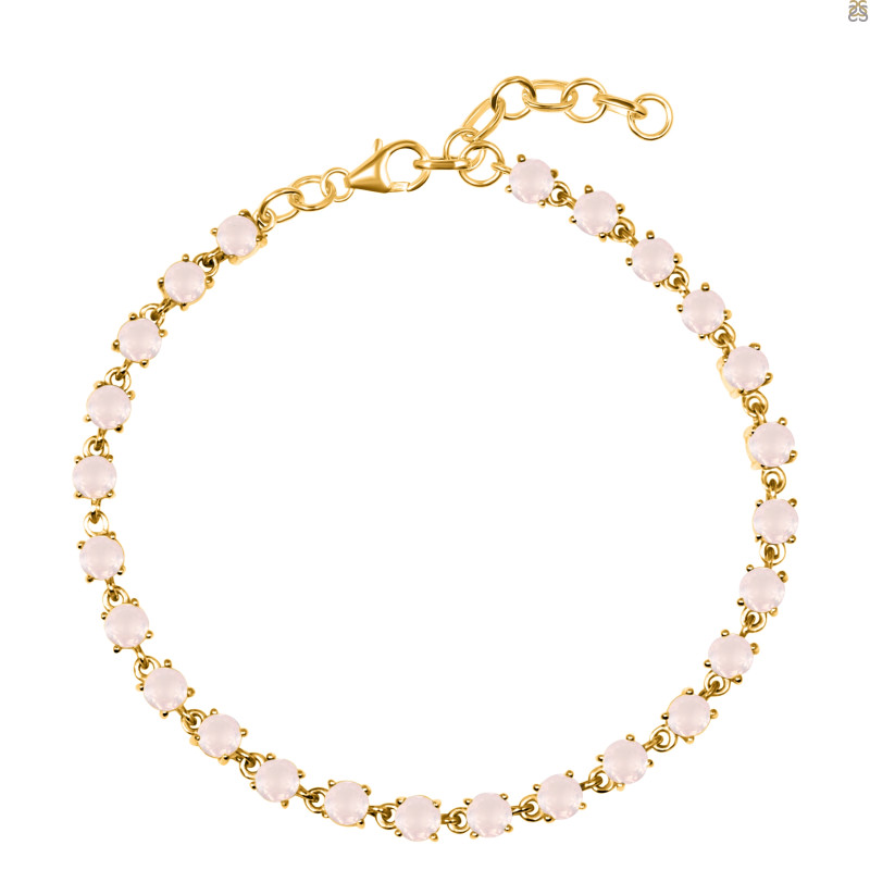 Rose Quartz Bracelet RSQ-RDB-75-CUT