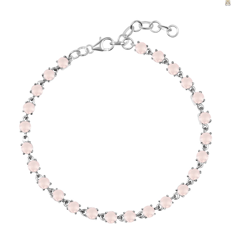 Rose Quartz Bracelet RSQ-RDB-75-CUT
