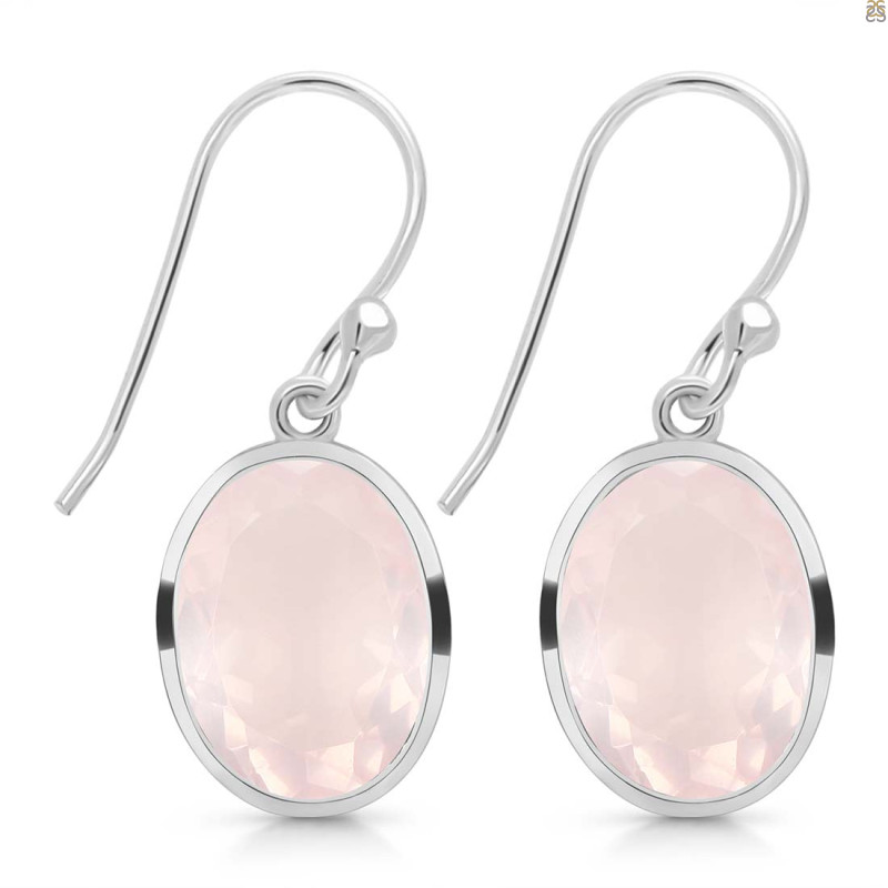 Rose Quartz Earring RSQ-RDE-1246.