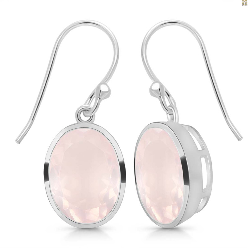 Rose Quartz Earring