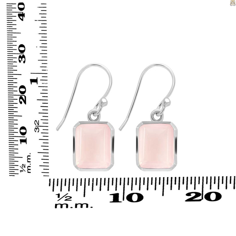 Rose Quartz Earring RSQ-RDE-1250.