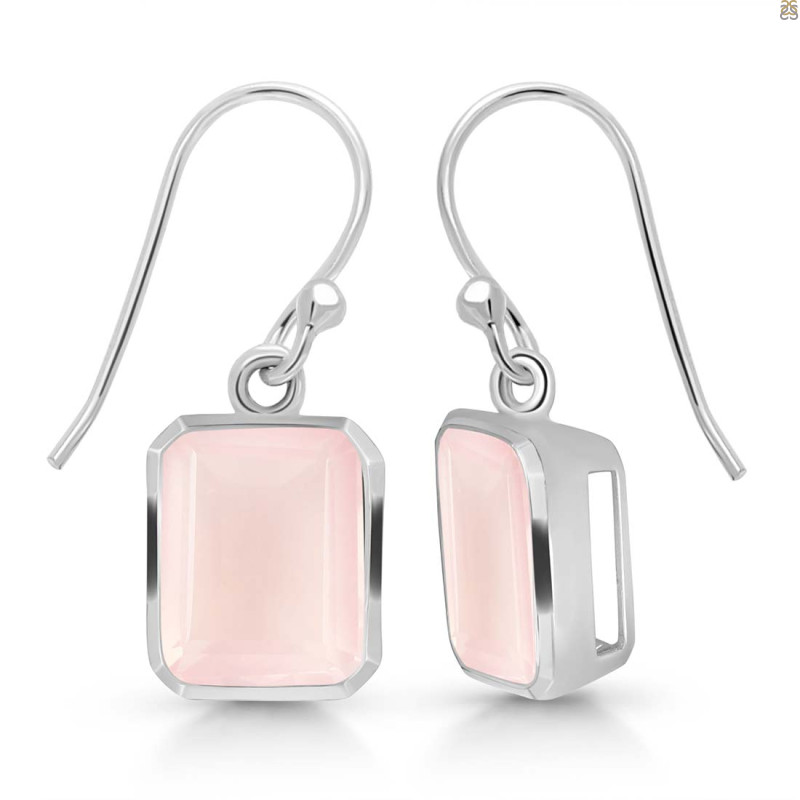 Rose Quartz Earring