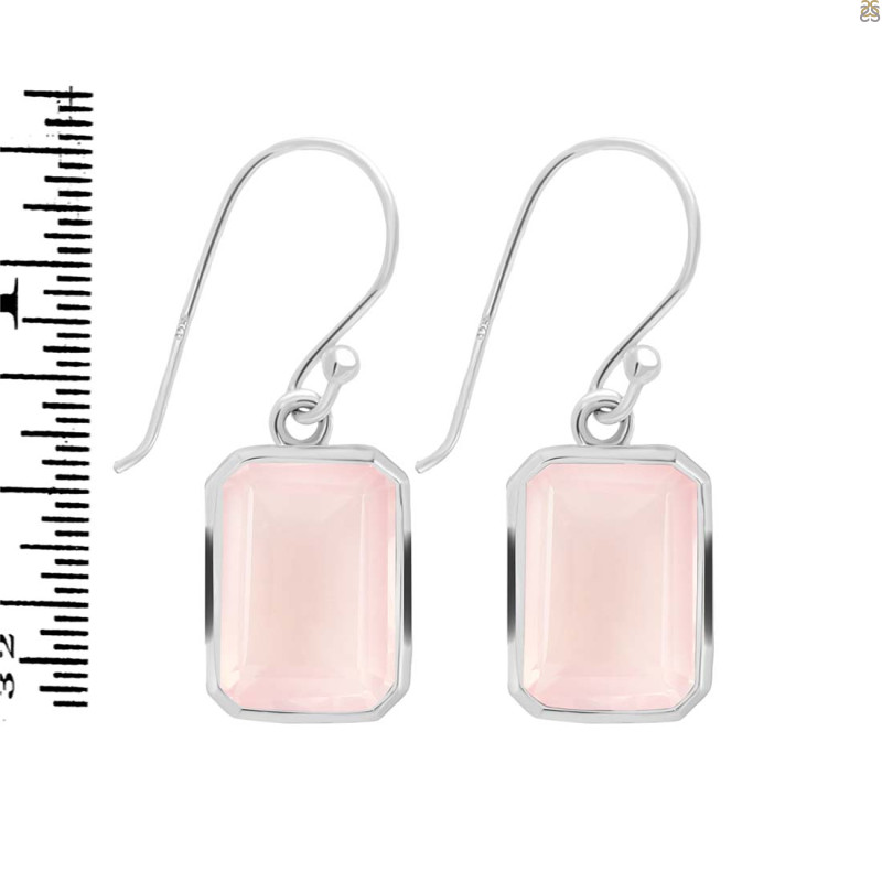 Rose Quartz Earring RSQ-RDE-1251.