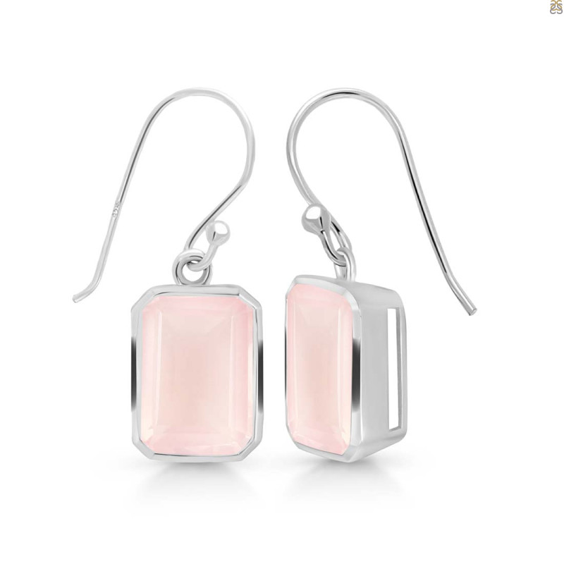 Rose Quartz Earring