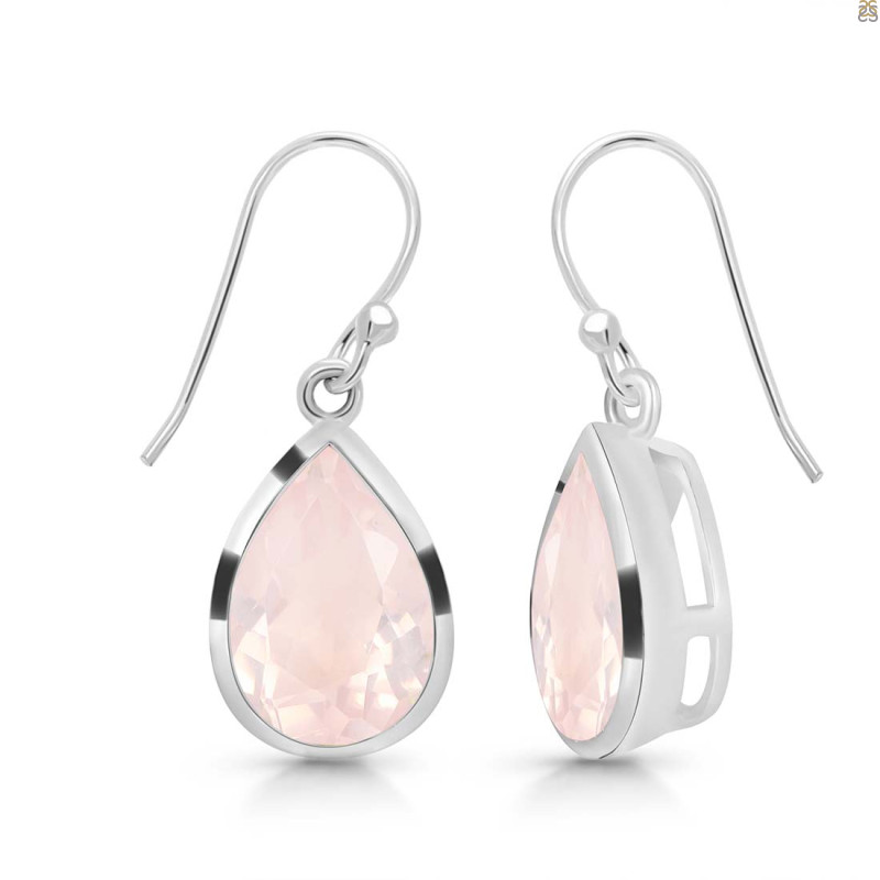 Rose Quartz Earring