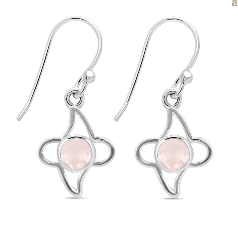 Rose Quartz Earring RSQ-RDE-20.