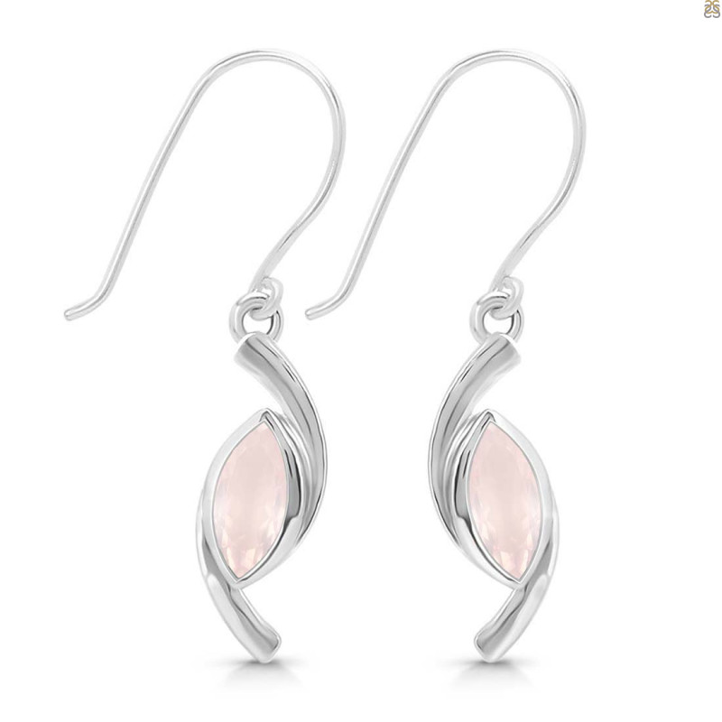 Rose Quartz Earring