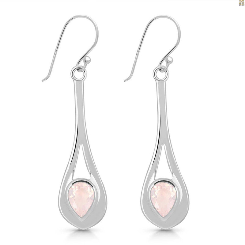 Rose Quartz Earring RSQ-RDE-274.
