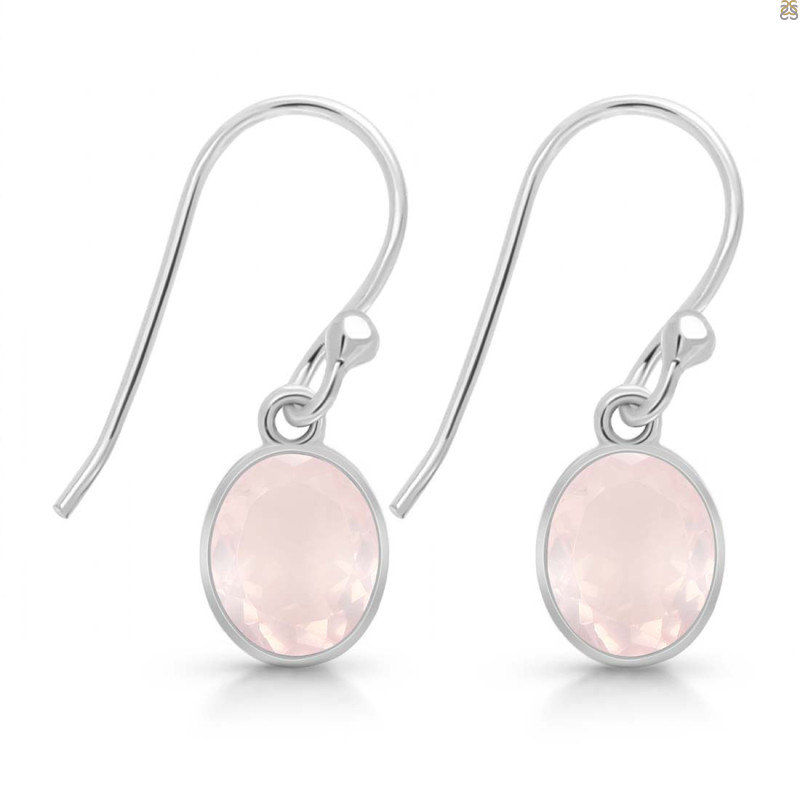 Rose Quartz Earring RSQ-RDE-547.