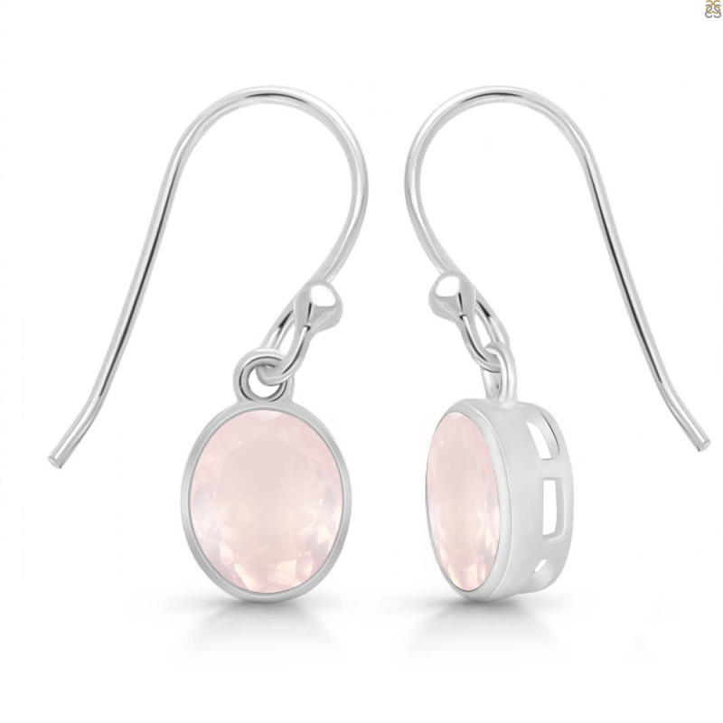 Rose Quartz Earring