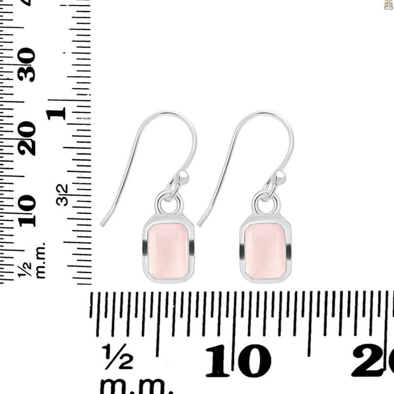 Rose Quartz Earring RSQ-RDE-550.