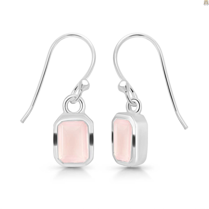Rose Quartz Earring