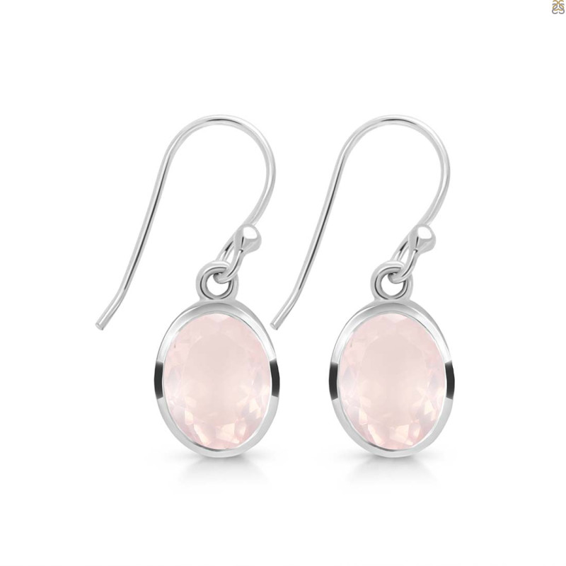 Rose Quartz Earring RSQ-RDE-561.