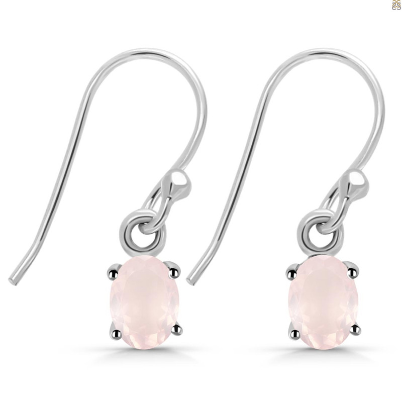 Rose Quartz Earring