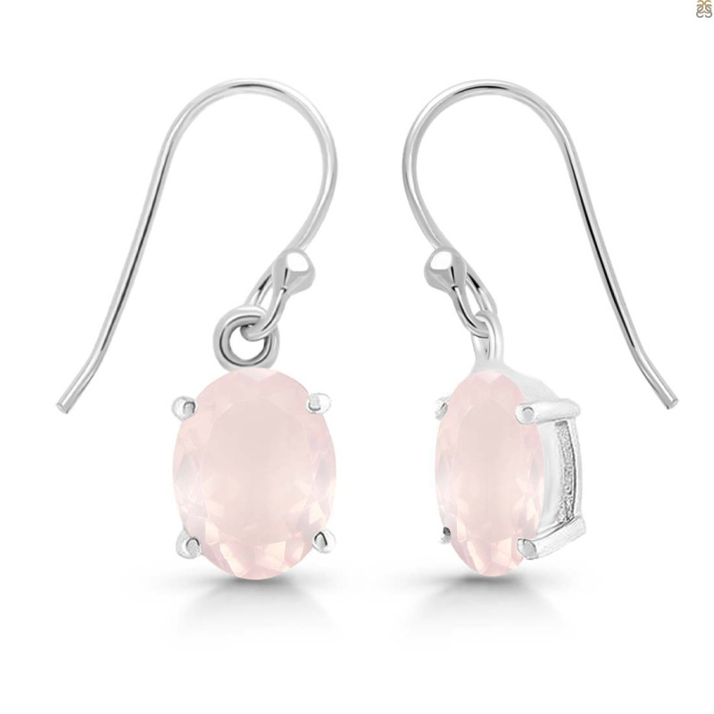 Rose Quartz Earring