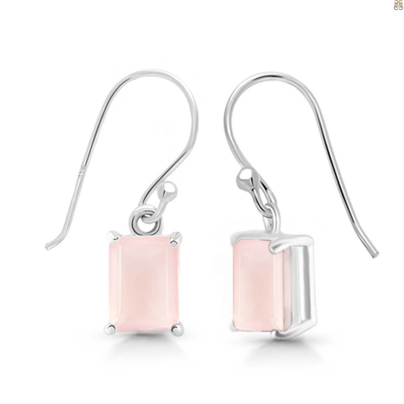 Rose Quartz Earring