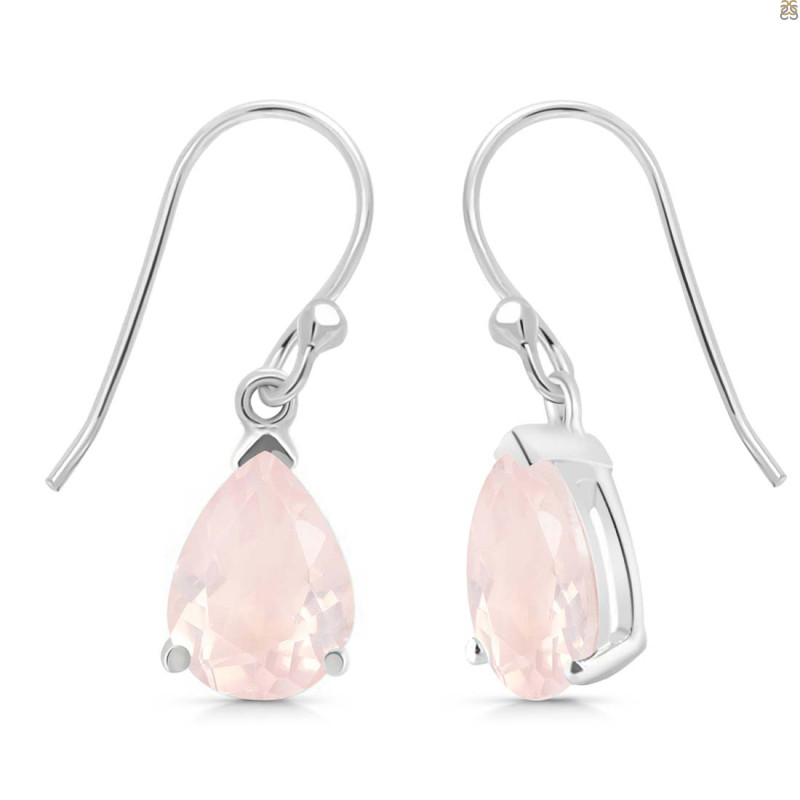 Rose Quartz Earring