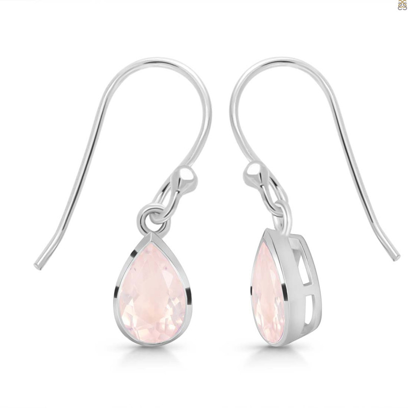 Rose Quartz Earring