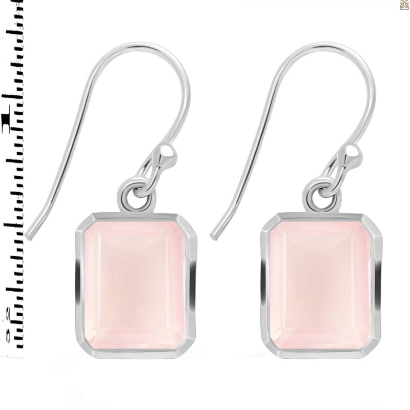 Rose Quartz Earring RSQ-RDE-705.