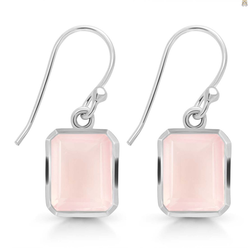 Rose Quartz Earring RSQ-RDE-705.