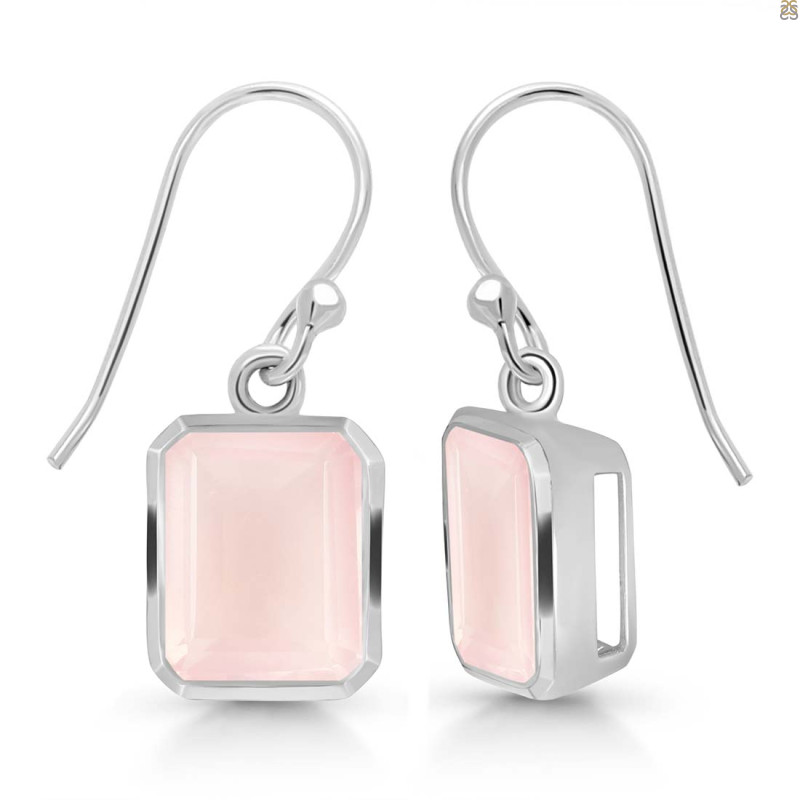 Rose Quartz Earring RSQ-RDE-705.