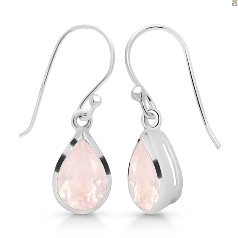 Rose Quartz Earring