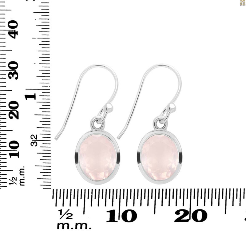 Rose Quartz Earring RSQ-RDE-708.