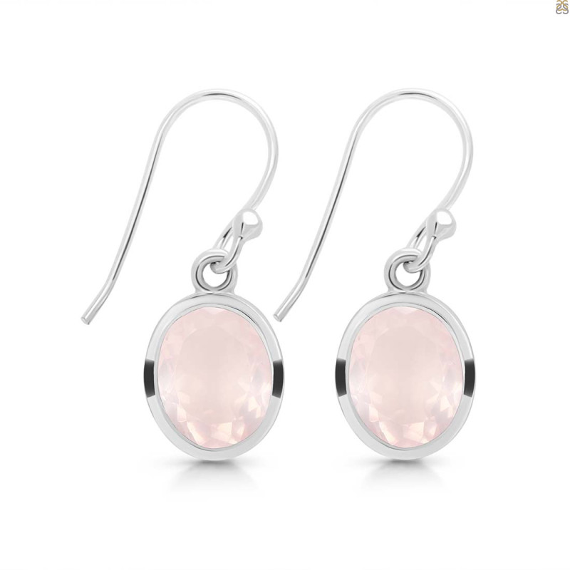 Rose Quartz Earring RSQ-RDE-708.