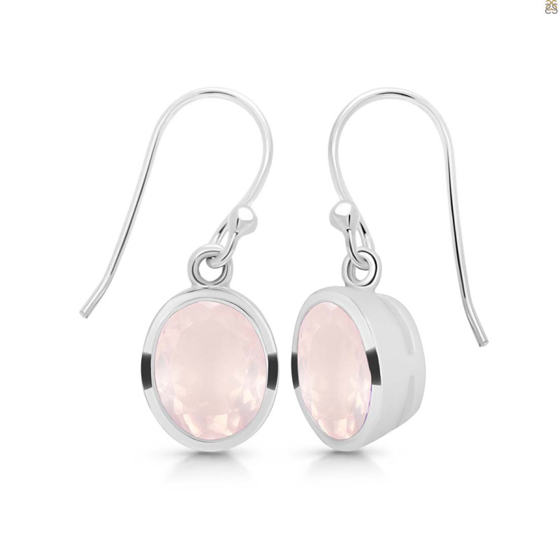 Rose Quartz Earring